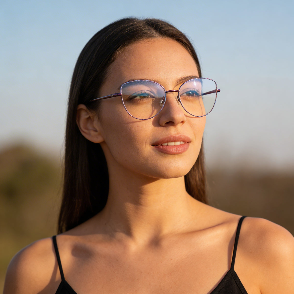 Gafas de sol para mujer Bebe Bb5207 ojo de gato color violeta, Photo 3