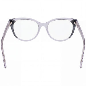 Bebe Bb5208 Cat Eye Eyeglasses for Women — interior view, Polycarbonate demo lenses
