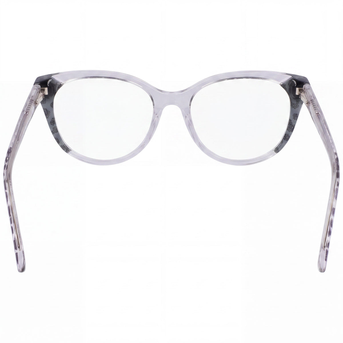 Gafas graduadas Bebe Bb5208 de estilo ojo de gato con estampado animal en gris para mujer, Photo 4