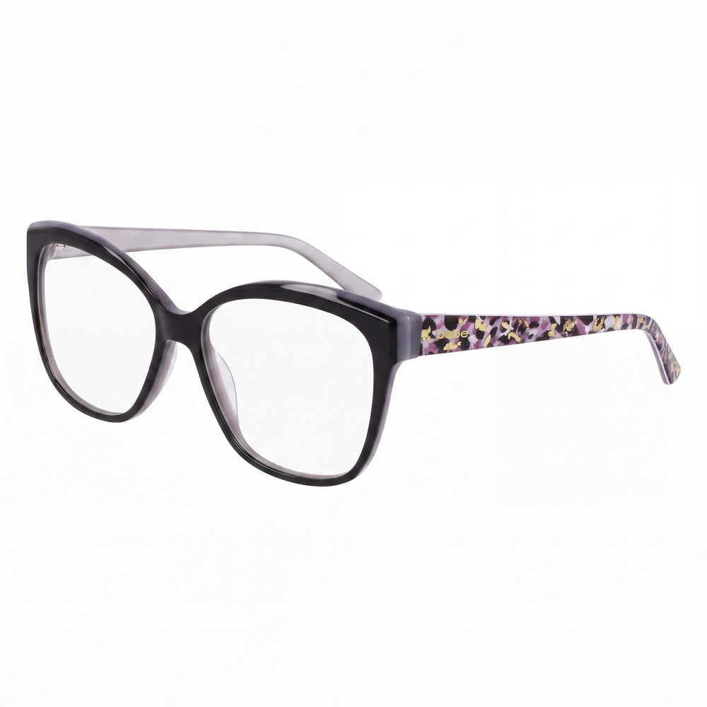 Bebe Bb5214 Black Cat Eye Eyeglasses for Men, Metal frame
