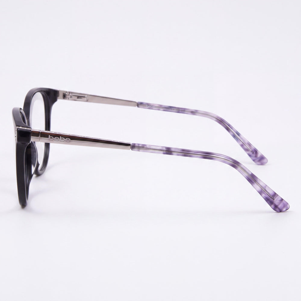 Bebe Bb5215 Oval Eyeglasses for Women — front view, Plastic