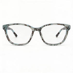 Bebe Bb5220 Rectangle Eyeglasses for Women — front view, Acetate