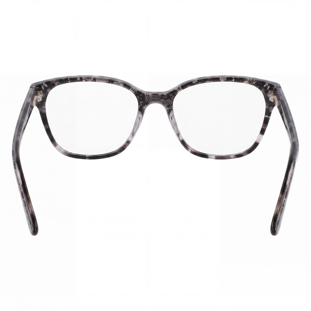 Bebe Bb5220 Square Eyeglasses Men — side view, Jet Lace Acetate temples