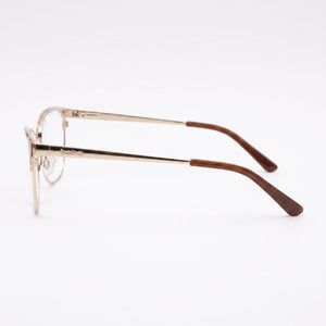 Bebe Bb5221 Rectangle Eyeglasses for Women — front view, Acetate