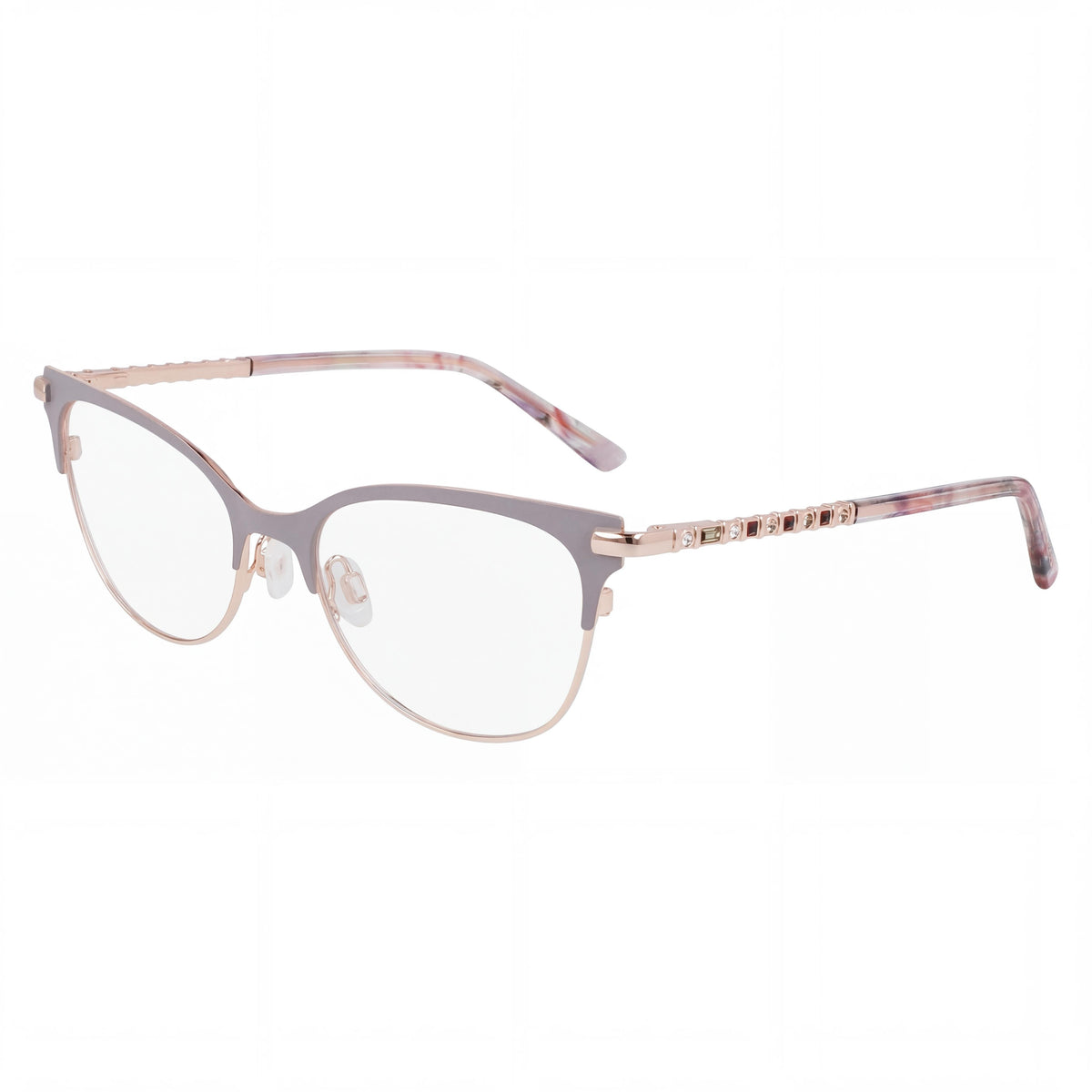 Bebe Bb5224 Grey Cat Eye Eyeglasses for Men, 55mm, Photo 1