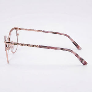 Bebe Bb5224 Cat Eye Eyeglasses for Women — front view, Metal