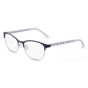 Bebe Bb5226 Navy Rectangle Eyeglasses for Men, Acetate frame