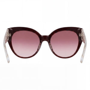 Bebe Bb7231 Cat Eye Sunglasses for Women — interior view, Polycarbonate lens detail