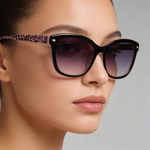 Bebe Bb7234 Square Sunglasses for Women — front view, Acetate frame