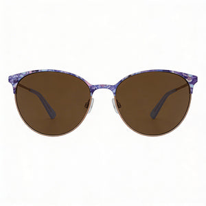 Bebe Bb7244 Oval Sunglasses for Men — front view, Plastic frame
