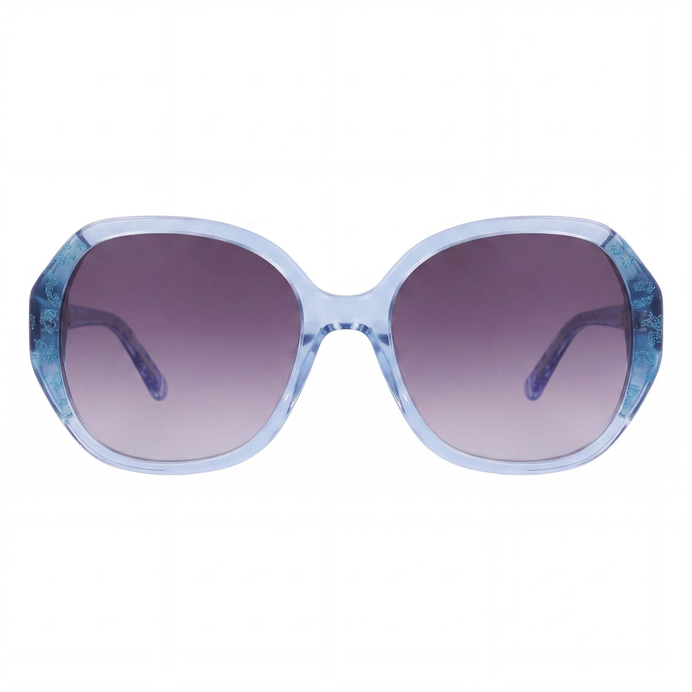 Bebe Bb7245 Square Sunglasses for Women — front view, Plastic frame