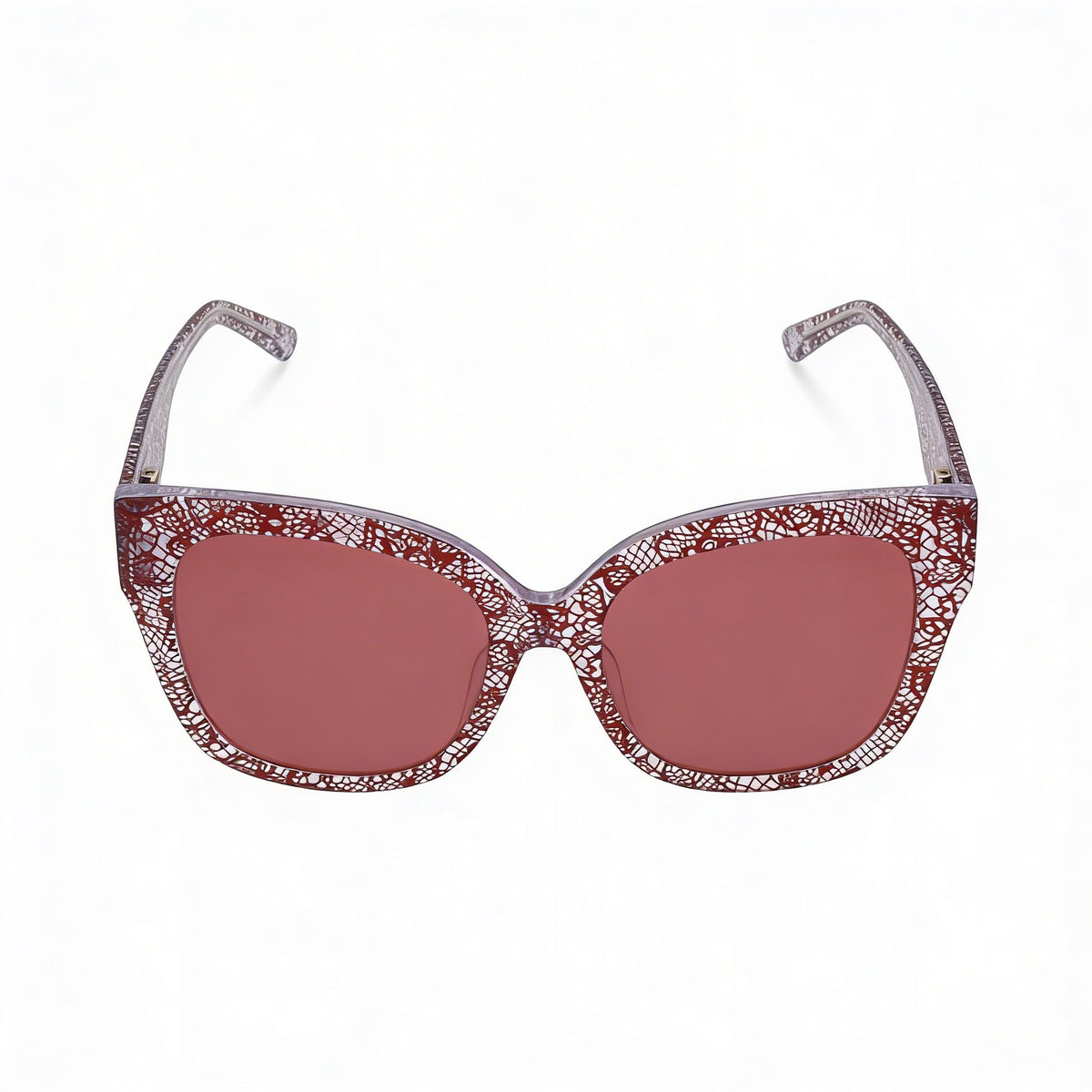 Bebe Bb7248 Berry Lace Cat Eye Sunglasses for Women, 56mm, Photo 2
