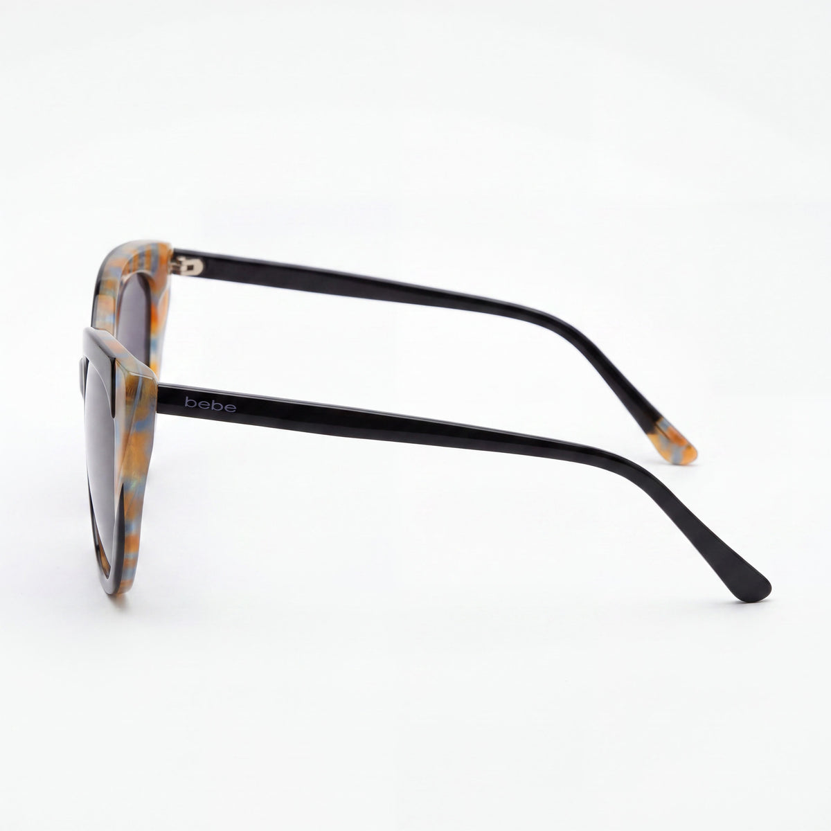 Bebe Bb7253 Jet Black Cat Eye Sunglasses for Women, 56mm, Photo 2