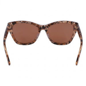 Bebe Bb7254 Cat Eye Sunglasses for Women — interior view, Non-Polarized lens detail
