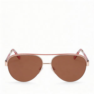 bebe Classic Aviator Sunglasses for Women — front view, Plastic frame