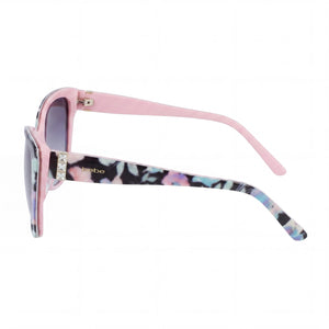 Bebe Classic Butterfly Sunglasses Women — side view, Non-Polarized Multicolor lens