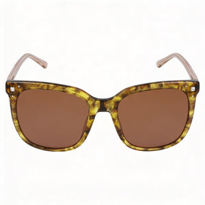 Bebe Rectangle Sunglasses for Women — front view, Plastic frame