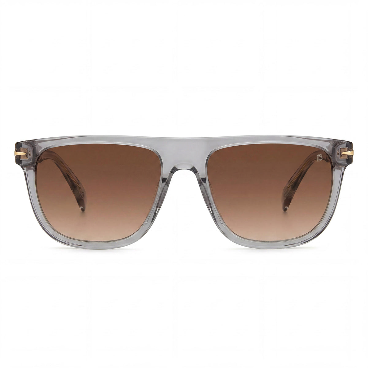 Beckham Db 7111/S Grey Rectangle Gradient Sunglasses for Women, 56mm, Photo 2