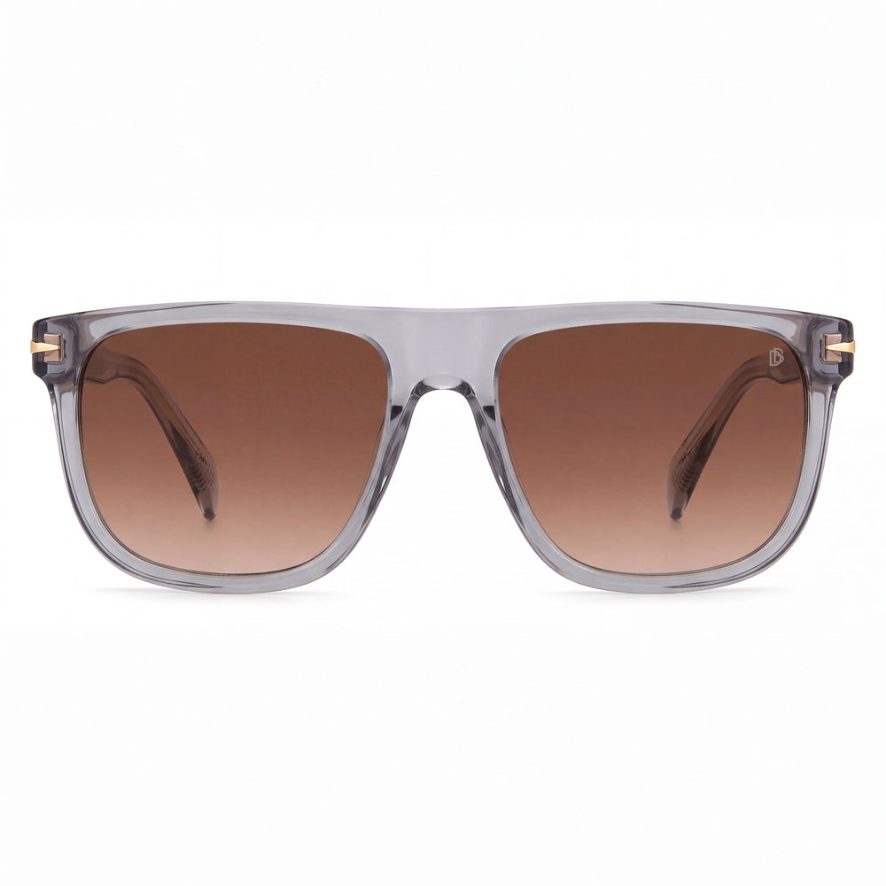 Beckham Db 7111/S Rectangle Sunglasses for Women — front view, Acetate frame
