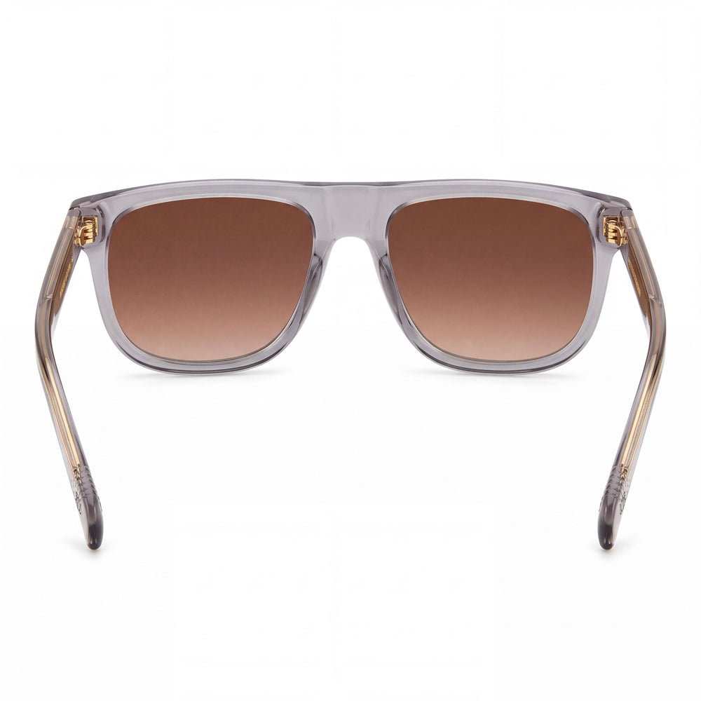 Beckham Db 7111/S Rectangle Sunglasses Women — side view, Non-Polarized Brown Shaded lens