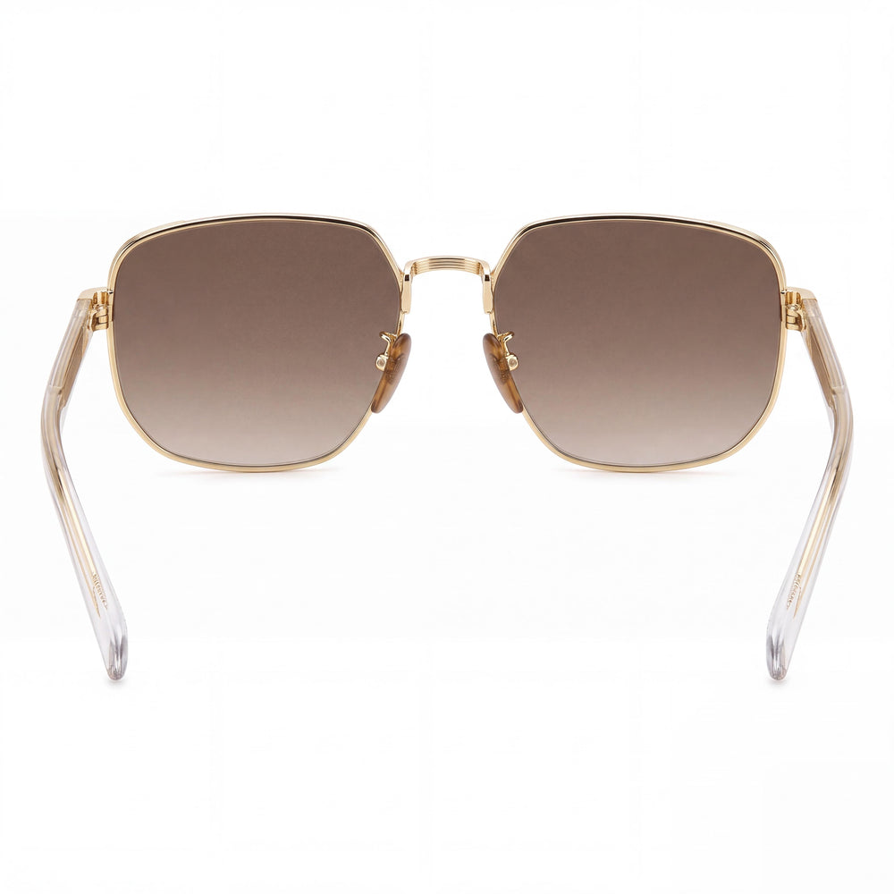 Beckham Db 7121 Rectangle Sunglasses Women — side view, Demo Clear lens