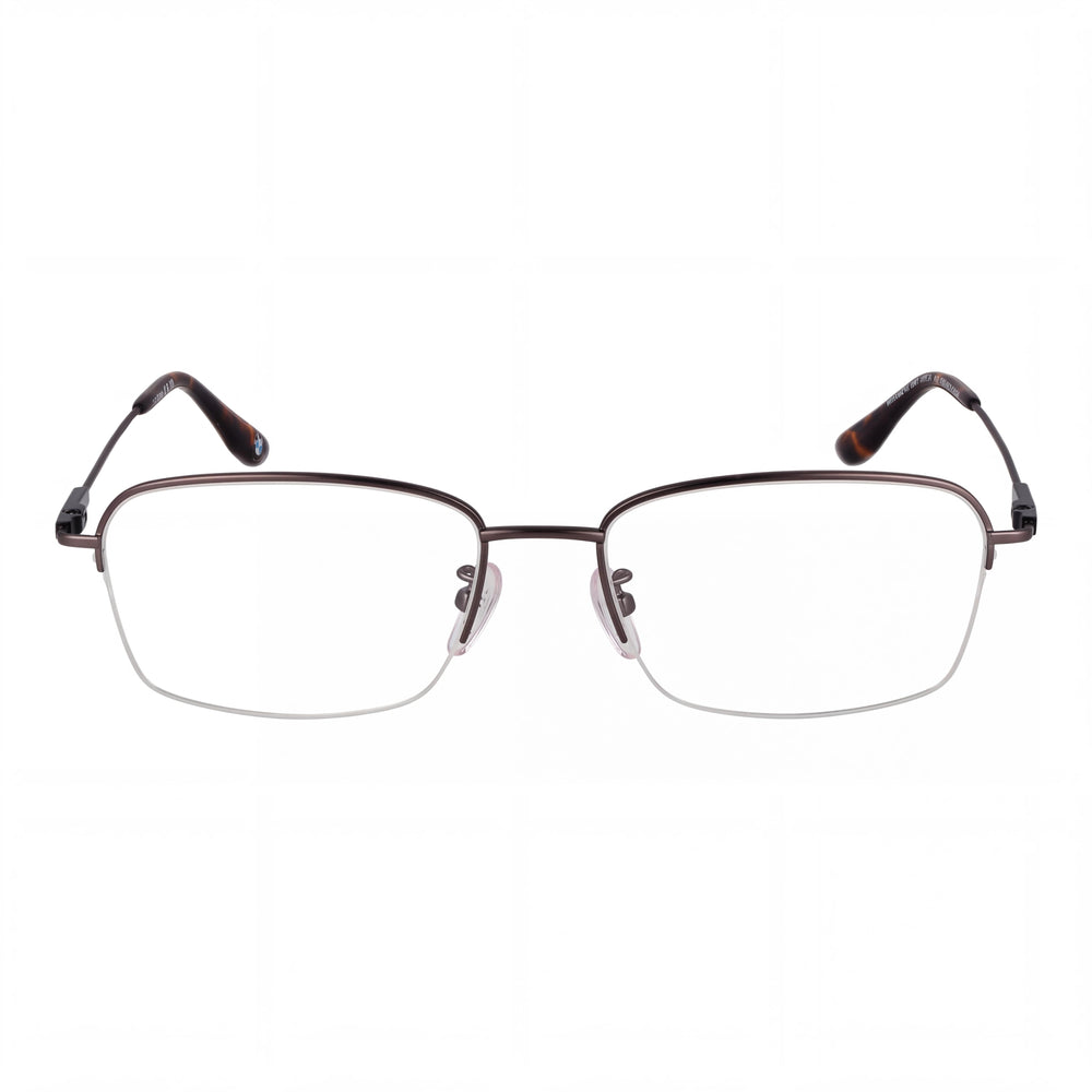 BMW BW 5068 Rectangle Eyeglasses Unisex — front view, Plastic