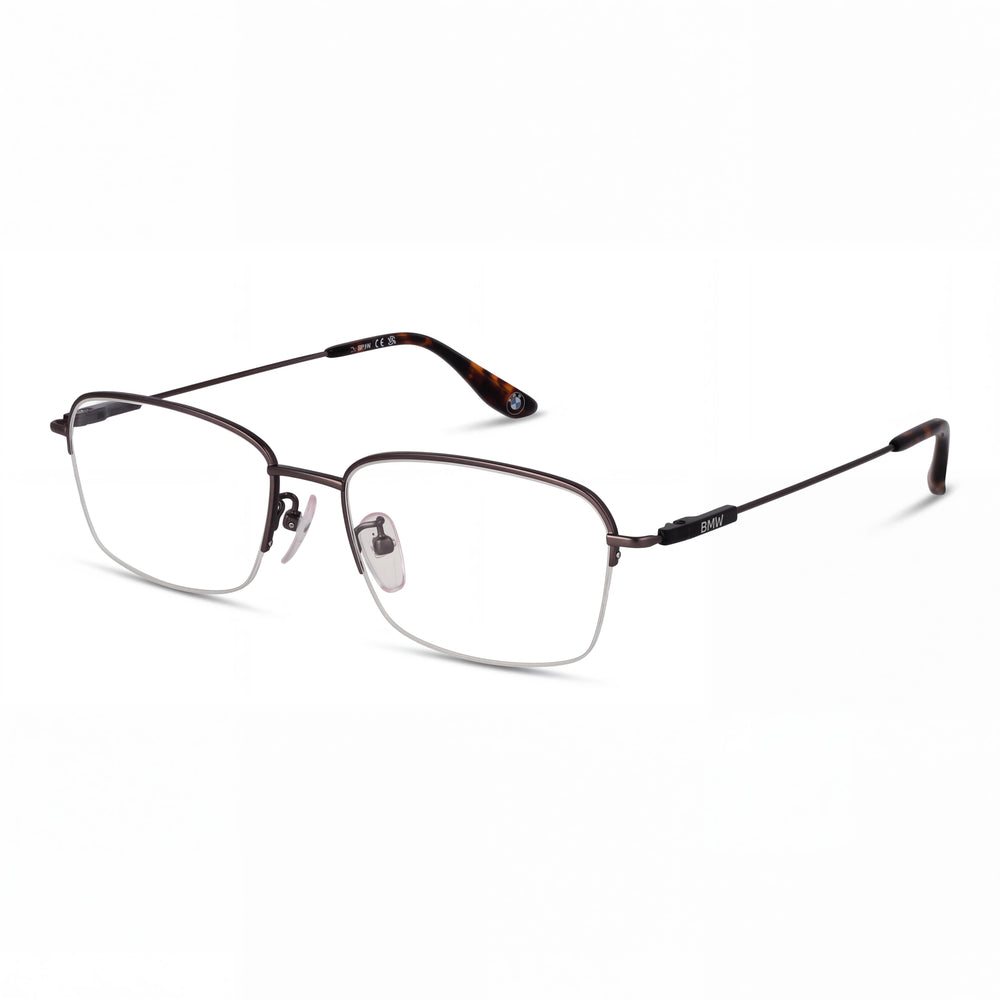 BMW BW 5068 Black Rectangle Eyeglasses for Unisex, Plastic frame