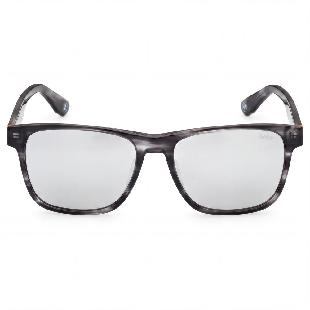 BMW Bw0032 Rectangle Sunglasses Unisex — front view, Plastic frame
