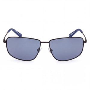 BMW MOTORSPORT Rectangle Sunglasses for Men — front view, Metal frame