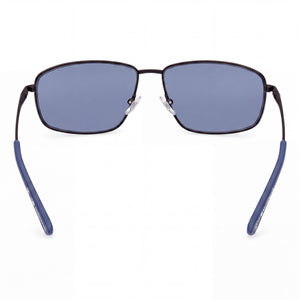 BMW MOTORSPORT Rectangle Sunglasses Men — side view, Polarized Black lens