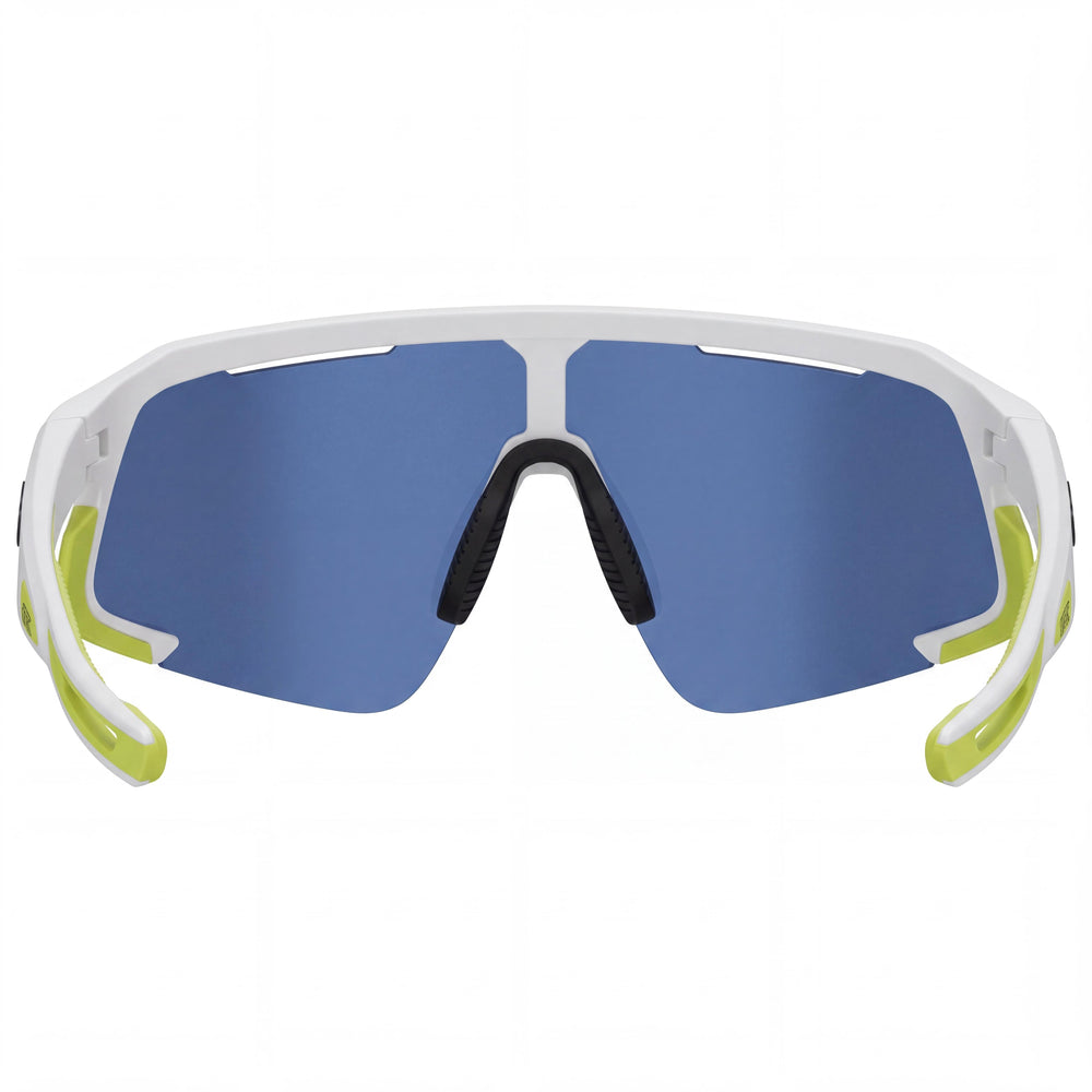 Bollé BS050002 Shield Sunglasses for Men — front view, White frame