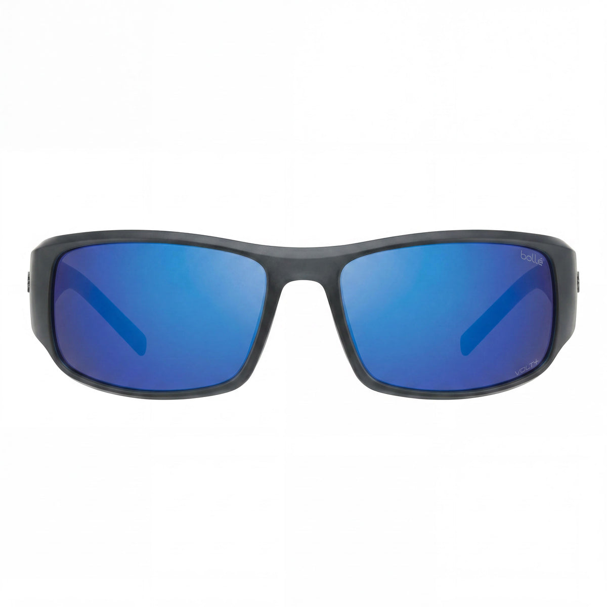 Gafas de sol rectangulares unisex Bollé Classic Black Crystal Matte, 63 mm, Photo 2