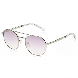 Bollé Silver Round Sunglasses Unisex, TNS Gradient Pink lens
