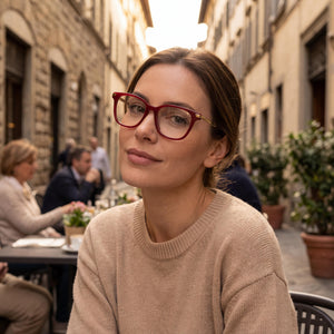 Bottega Veneta bv1074oa-30009055-004 Square Eyeglasses for Women — interior view, Plastic demo lenses