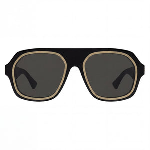 Bottega Veneta BV1217S Aviator Sunglasses for Men — front view, Acetate frame