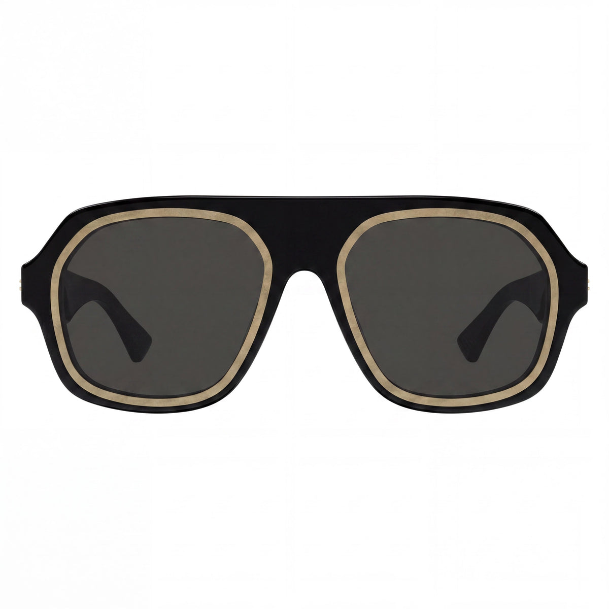 Bottega Veneta BV1217S Black Aviator Sunglasses for Men, Photo 2