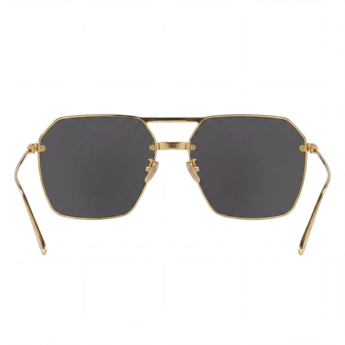 Bottega Veneta BV1045S Gold Aviator Sunglasses Unisex, 61mm, Photo 4