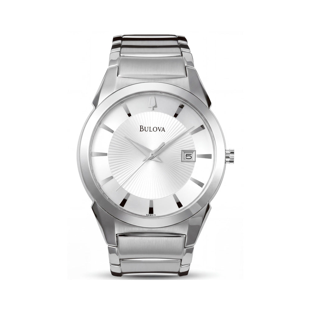 Bulova 96B015 Silver Stainless Steel Men's Watch, 40mm