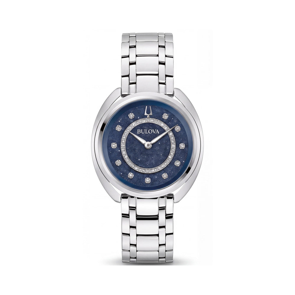 Bulova 96X160 Silver Women's Watch, 34mm