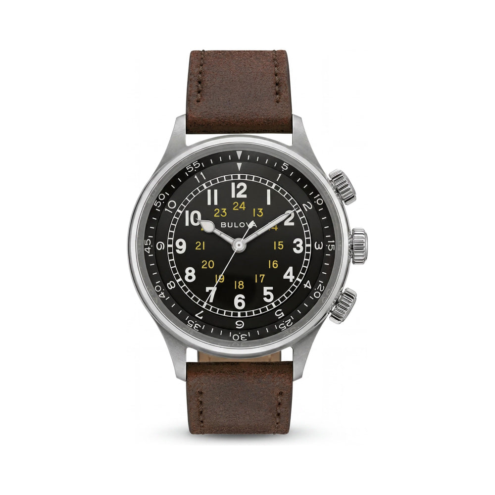 Bulova Brown Dial Stainless Steel Men's Watch