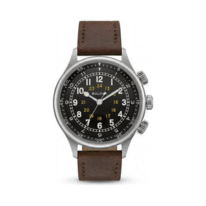 Bulova Brown Dial Stainless Steel Men's Watch
