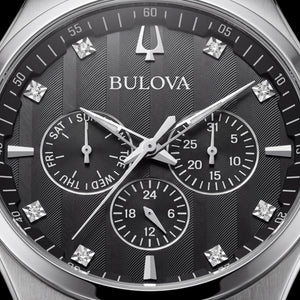 Bulova Classic Men's Watch — front view, Quartz movement 42mm