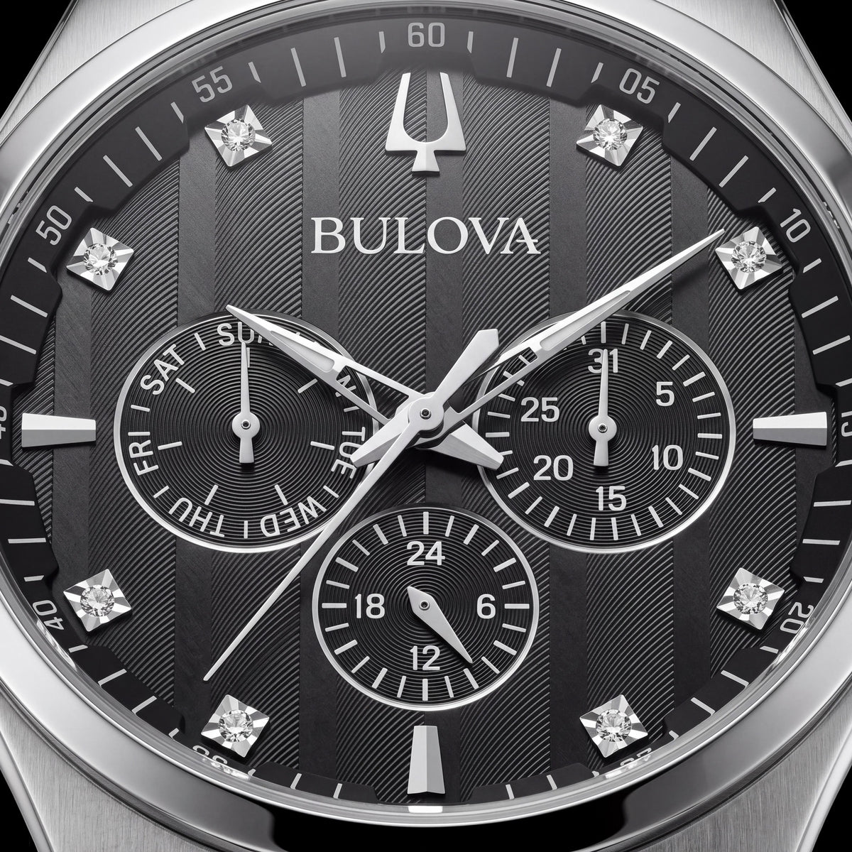 Bulova Classic Black Watch for Men, 42mm, Photo 2