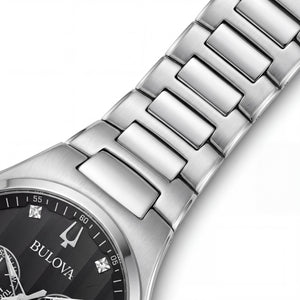 Bulova Classic Men's Watch — side view, Stainless Steel case 42mm