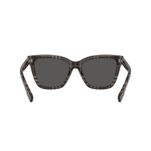 Burberry 0BE 4470 419987 Square Sunglasses for Women — interior view, Prescription lens detail