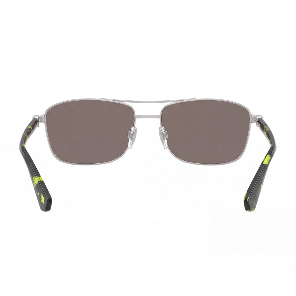 Burberry 0BE3163 Rectangle Sunglasses Women — side view, Non-Polarized Light Grey Mirror Silver lens
