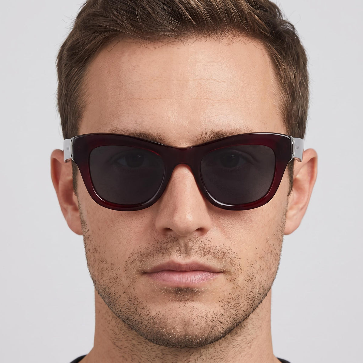 Gafas de sol Burberry 0BE4442U Red - Dark Gray tipo ojo de gato unisex, 51 mm, Photo 5