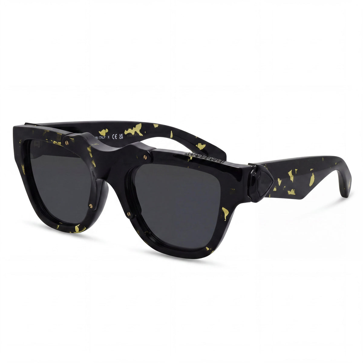Gafas de sol polarizadas unisex clásicas BURBERRY, montura marrón gris oscuro, lentes gris oscuro 53 mm, Photo 1