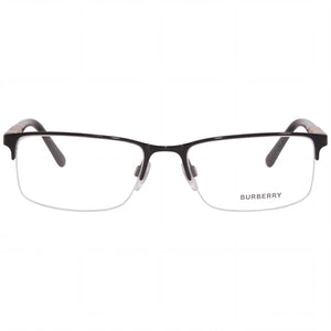 Burberry Be 1282 Rectangle Eyeglasses for Men — front view, Plastic