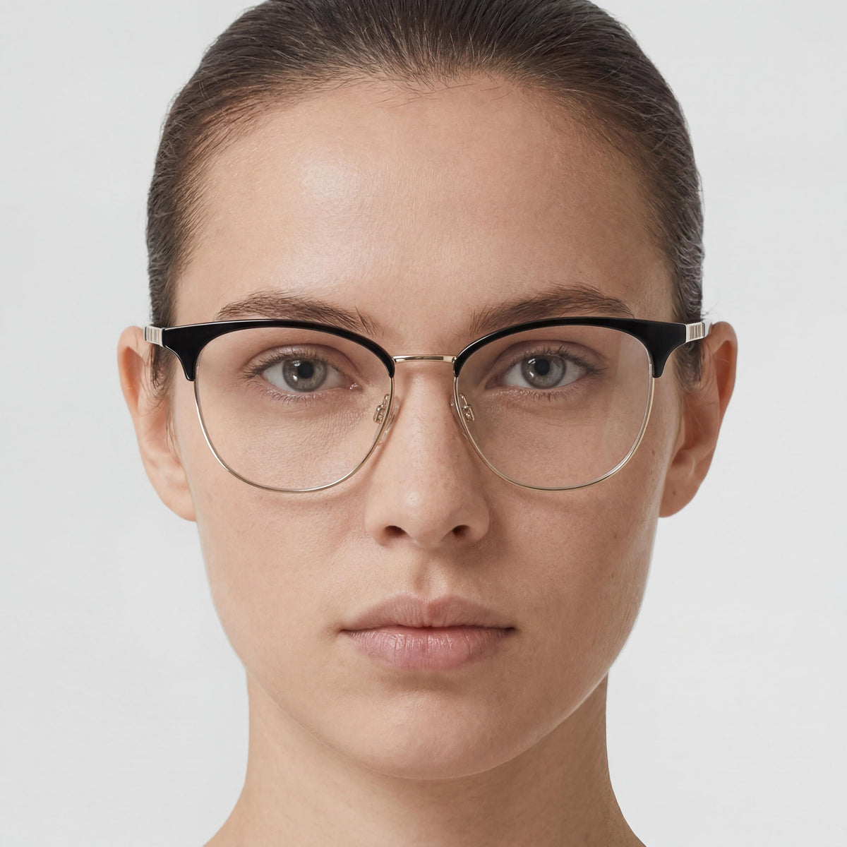 Burberry Be 1355 Light Gold/Black Square Eyeglasses for Women, 52mm, Photo 3